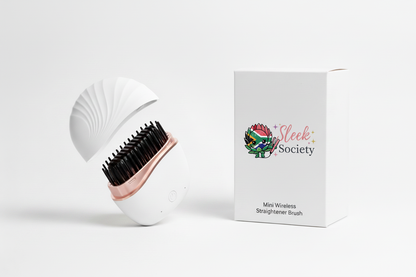 Sleek Society Mini WHITE Brush with Box